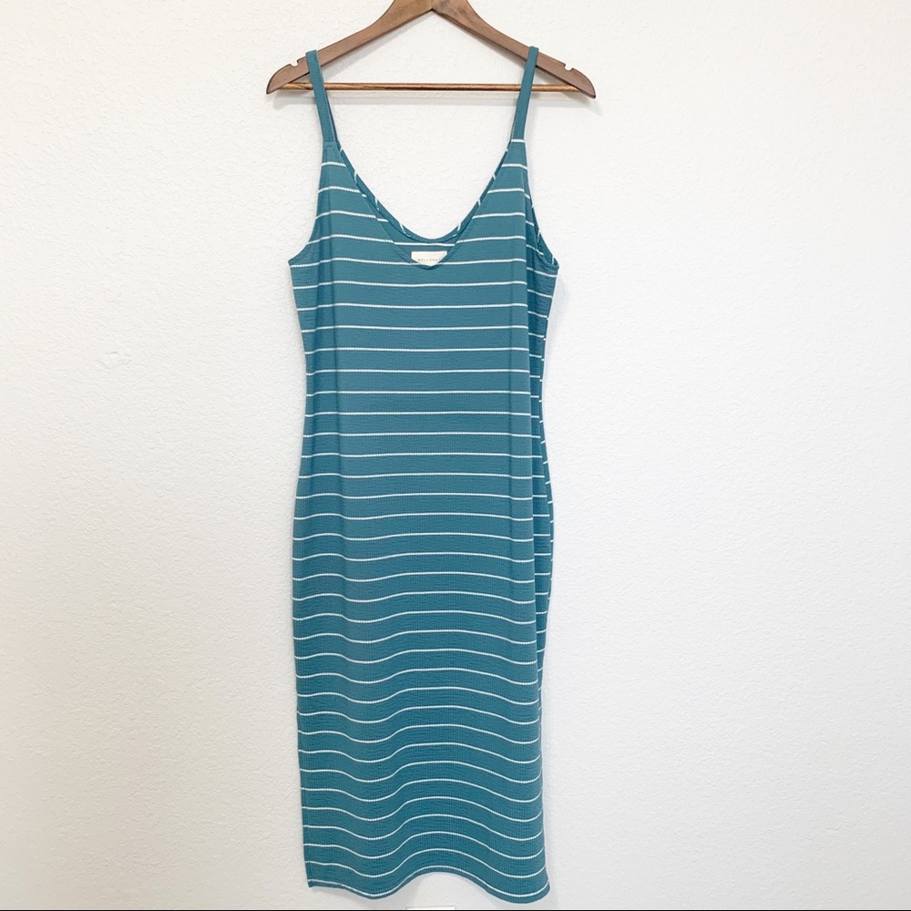 Melloday Striped Tank Dress